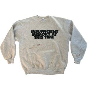 VINTAGE 90s JERZEES FUNNY GRAPHIC CREWNECK SWEATSHIRT